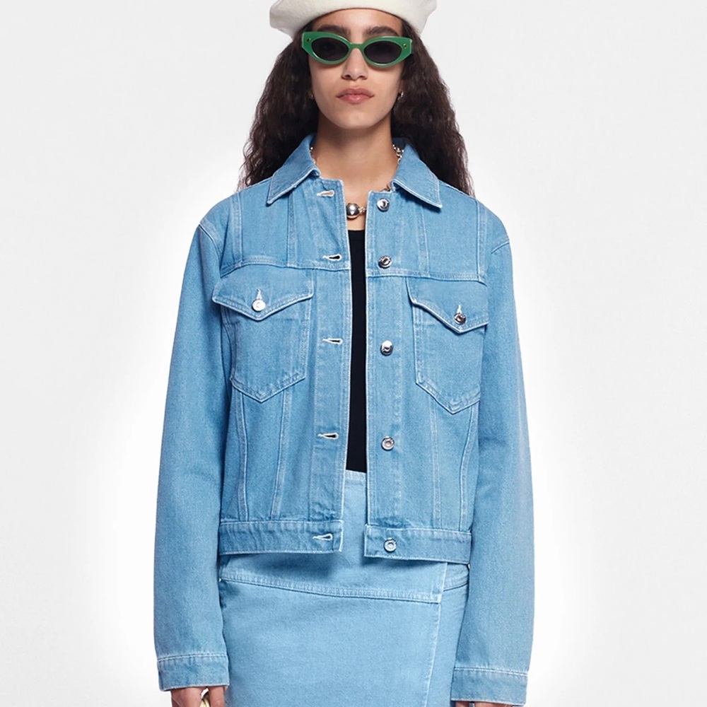 Nanushka Marin Denim Jacket